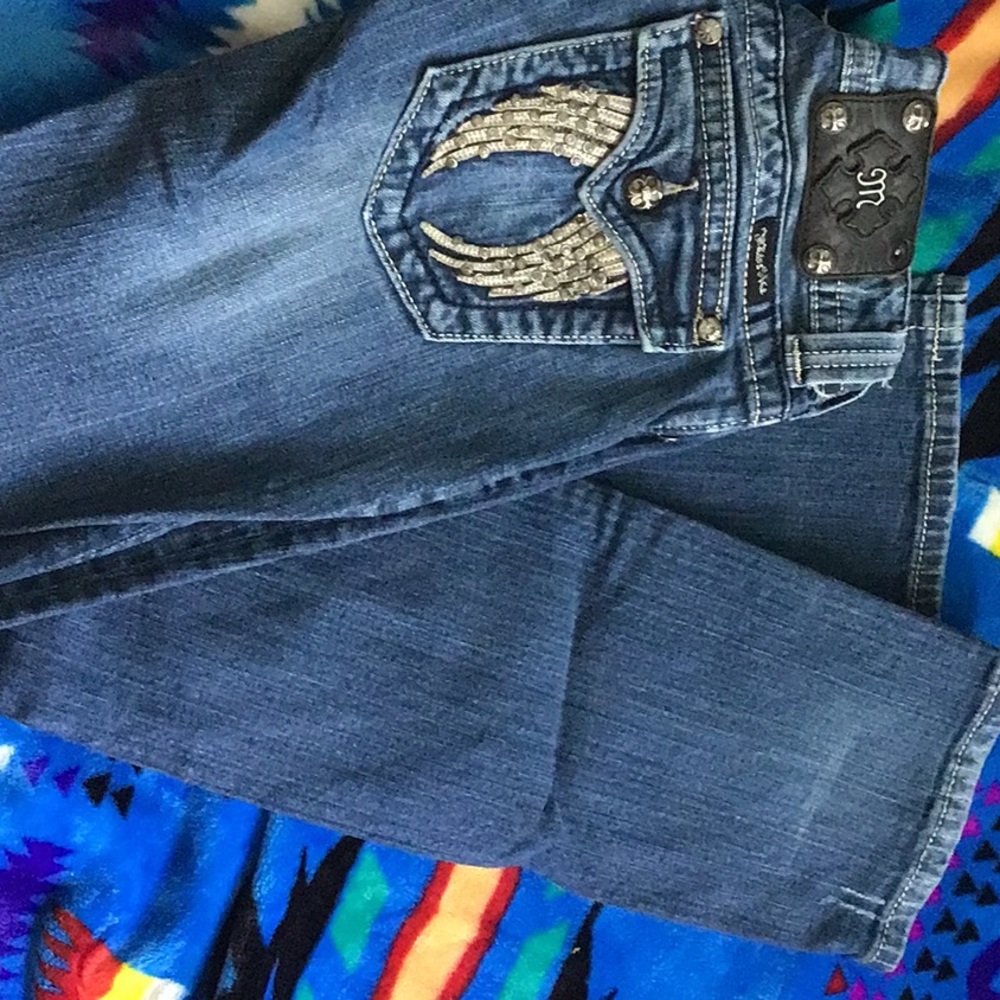 I am selling this well taken care of pair of Miss Me jeans.